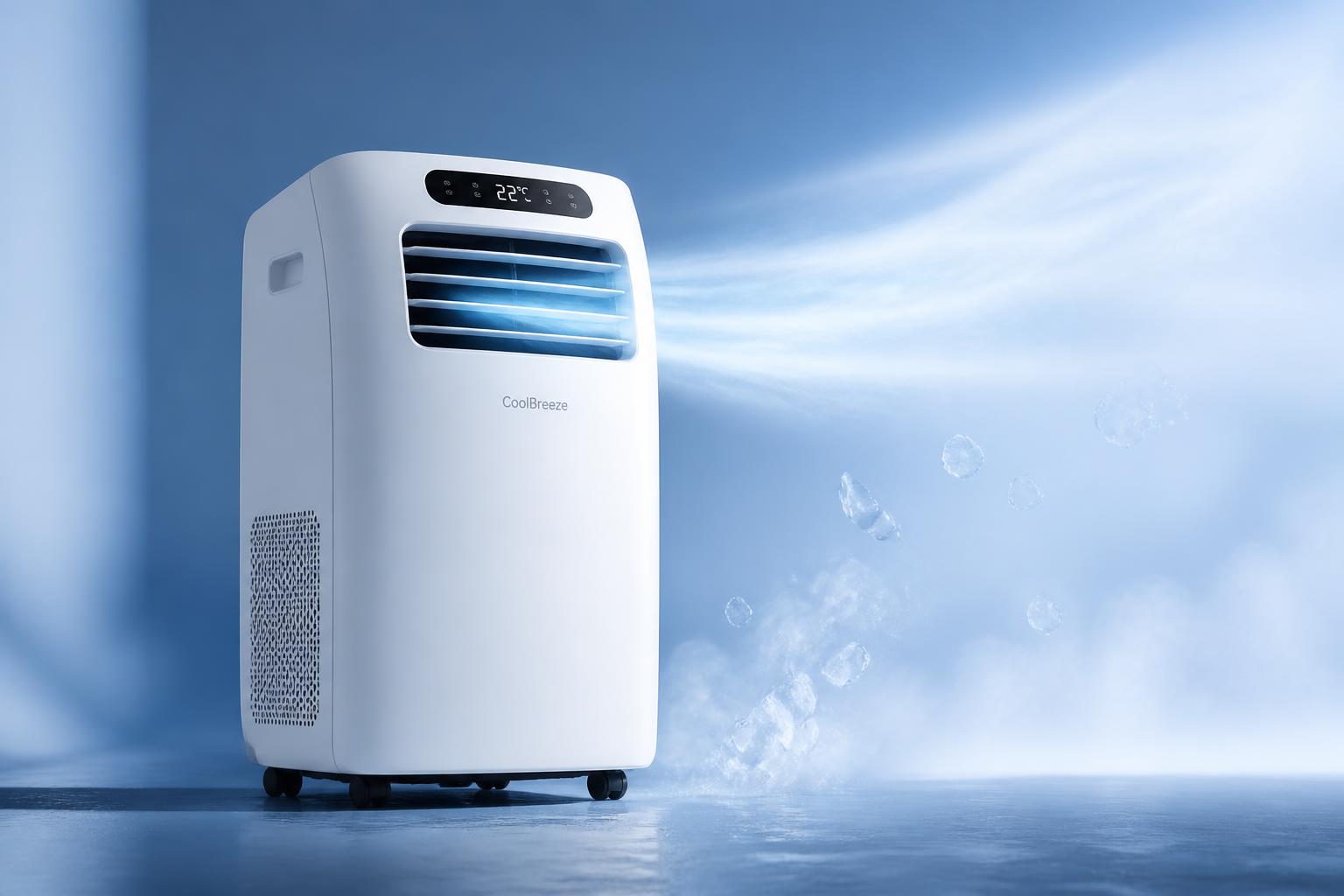Coolzy Portable AC unit blowing cool air